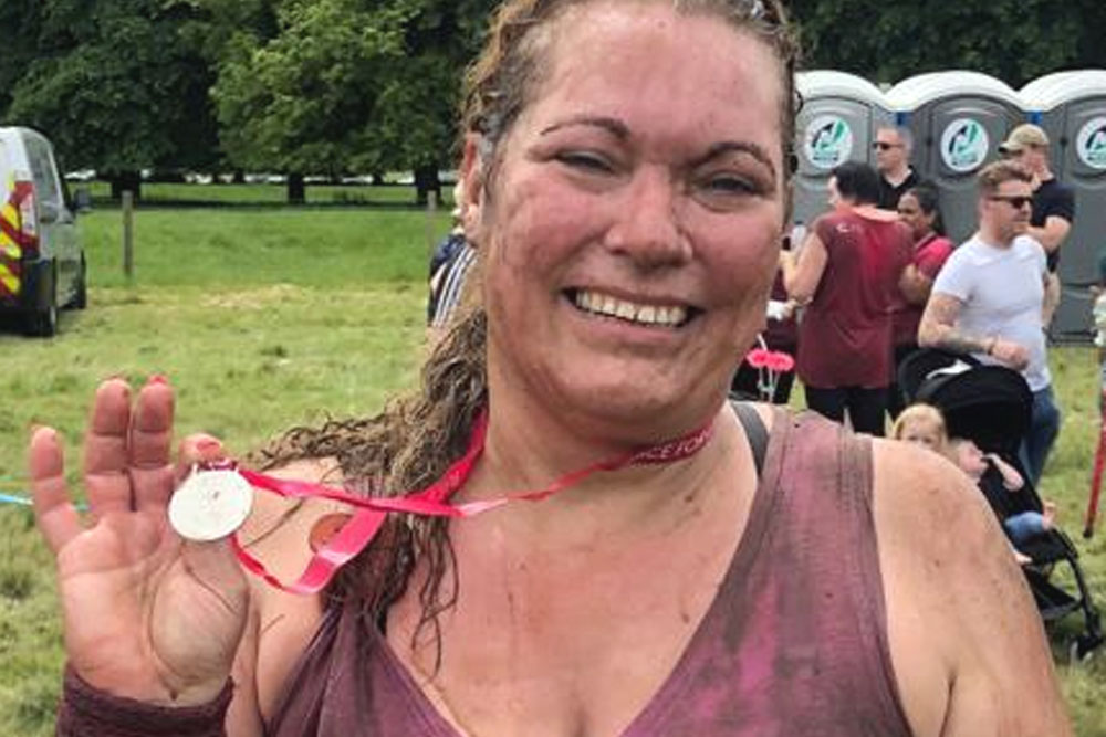 Nicola from Retirement Line completes the ‘Pretty Muddy’ run for Cancer Research UK